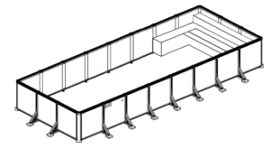 Rectangle Above Ground Pool Kits | DIY ‎Swimming Pools | Pool Kits