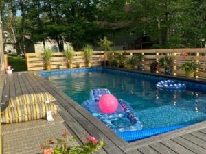 Backyard pool