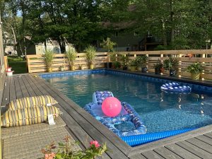 Backyard pool